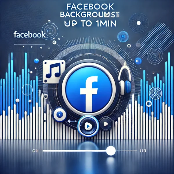 Facebook - Background Music up to 1min