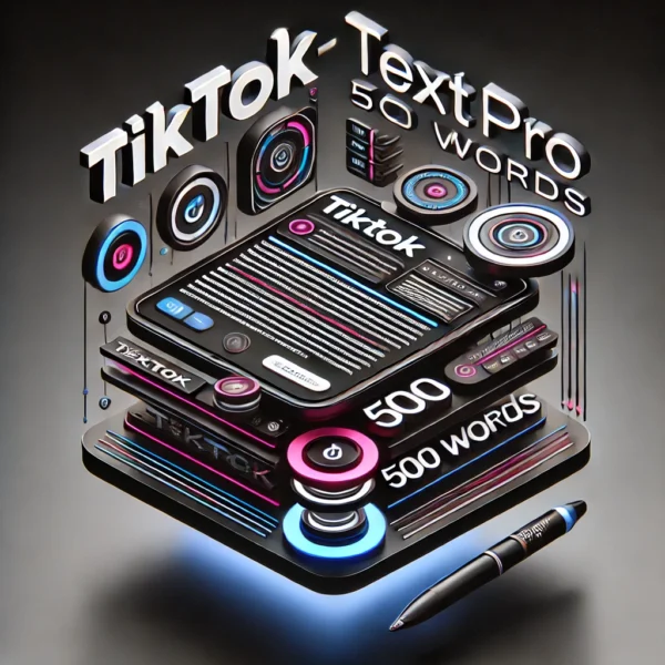 TikTok - TextPro 500 mots