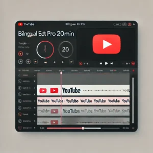 Youtube - Bilingual Edit Pro 20min