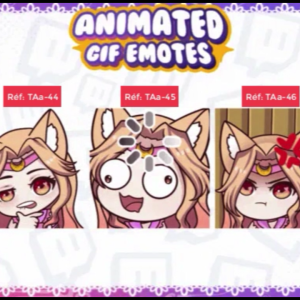 Twitch - Emotes animés x3