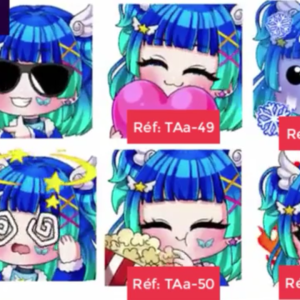 Twitch - Emotes animés x5