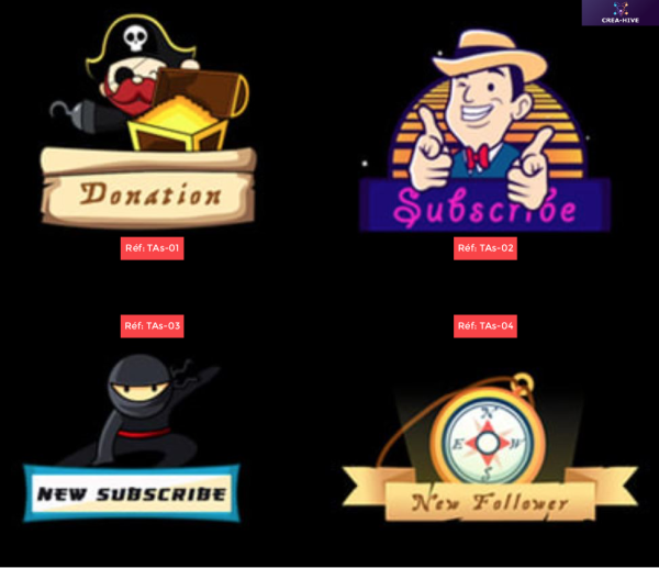 Twitch - Alertes & Notifications jusqu'à 6 statiques – Image 2
