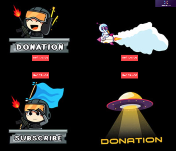 Twitch - Alertes & Notifications jusqu'à 6 statiques – Image 3