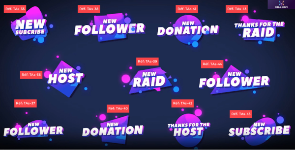 Twitch - Alertes & Notifications jusqu'à 6 statiques – Image 4