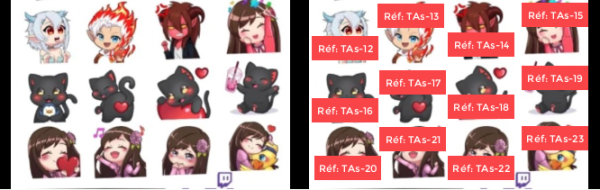 Twitch - Emotes ou Badges statiques x2 – Image 2