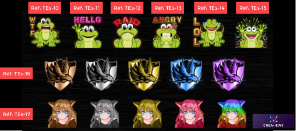 Twitch - Emotes ou Badges statiques x2 – Image 7