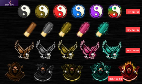 Twitch - Emotes ou Badges statiques x2