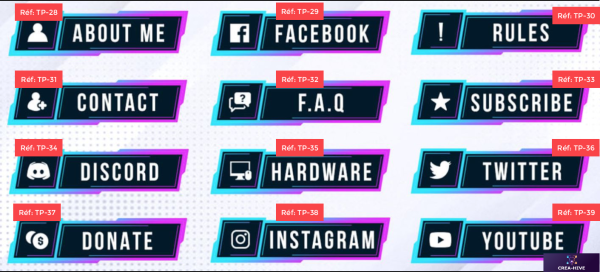 Twitch - Panneaux d'information jusqu'à 6 – Image 4