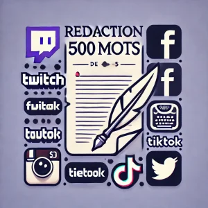 Twitch - TextPro 500 mots
