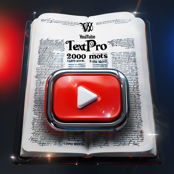 Youtube - TextPro 2'000 mots